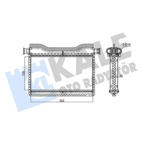 Wärmetauscher, Innenraumheizung 346750 von KALE OTO RADYATOR günstig für 74,10 € online kaufen