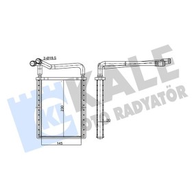 Compre Radiador da chaufage de KALE OTO RADYATOR online para ACCENT III (MC) a preços moderados