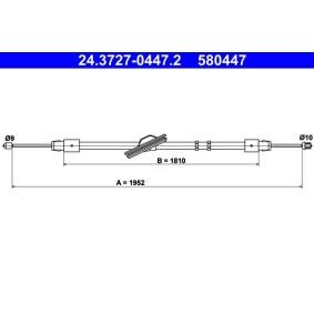 Handbremsseil 24.3727-0447.2 von ATE günstig für 20,91 € online kaufen