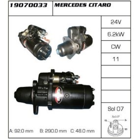 Anlasser für MERCEDES-BENZ von DELCO REMY