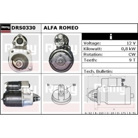 Anlasser DRS0330 von DELCO REMY günstig für 101,95 € online kaufen