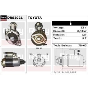 Anlasser DRS2021 von DELCO REMY günstig für 719,49 € online kaufen