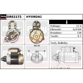 Anlasser DRS2172 von DELCO REMY günstig für 87,81 € online kaufen