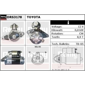 Anlasser DRS3178 von DELCO REMY günstig für 80,66 € online kaufen