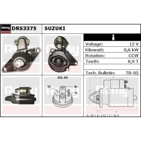 Anlasser DRS3375 von DELCO REMY günstig für 154,24 € online kaufen