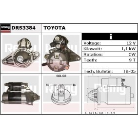 Anlasser DRS3384 von DELCO REMY günstig für 100,30 € online kaufen