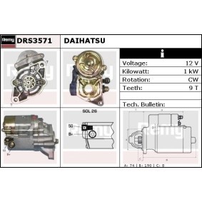 Anlasser DRS3571 von DELCO REMY günstig für 78,08 € online kaufen