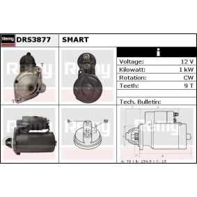 Anlasser DRS3877 von DELCO REMY günstig für 531,53 € online kaufen
