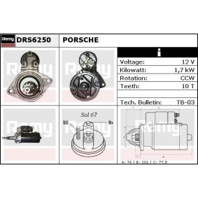 Anlasser DRS6250 von DELCO REMY günstig für 730,41 € online kaufen