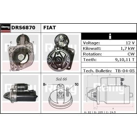 Anlasser DRS6870 von DELCO REMY günstig für 430,87 € online kaufen