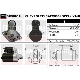 Anlasser DRS8010 von DELCO REMY günstig für 235,03 € online kaufen