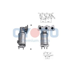 Katalysator 10N0010-OYO von Oyodo günstig für 264,66 € online kaufen