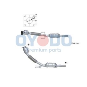 Katalysator 10N0028-OYO von Oyodo günstig für 191,22 € online kaufen