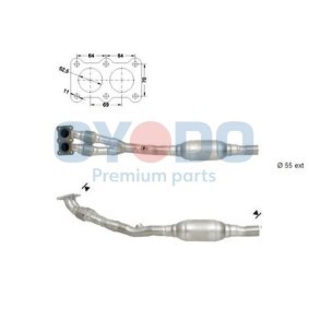 Katalysator 10N0031-OYO von Oyodo günstig für 153,41 € online kaufen
