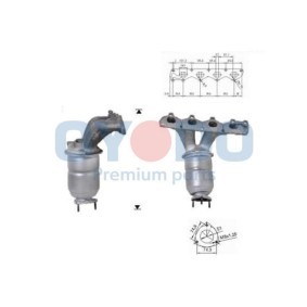 Katalysator 10N0054-OYO VAUXHALL von Oyodo