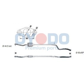 Compre Catalisador de Oyodo online para 106 II Van / Hatchback (1S_) a preços moderados