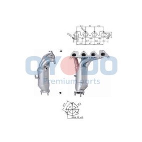 Katalysator 10N0106-OYO von Oyodo günstig für 291,61 € online kaufen