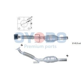 Katalysator 20N0024-OYO von Oyodo günstig für 175,28 € online kaufen