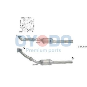 Katalysator 20N0061-OYO von Oyodo günstig für 138,55 € online kaufen