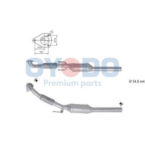 Katalysator 20N0100-OYO von Oyodo günstig für 139,57 € online kaufen