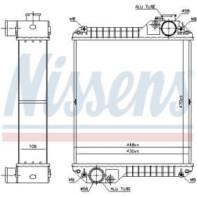 Kühler, Motorkühlung 62764A von NISSENS günstig für 179,49 € online kaufen