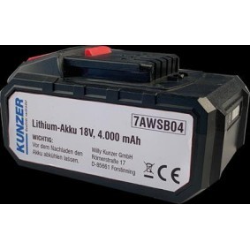 Batterie des Herstellers KUNZER - Originalware Artikelnummer: 7AWSB04
