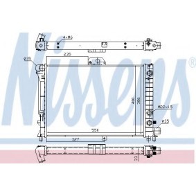 Acquista Radiatore motore da NISSENS 64047 a buon mercato per soli 55,42 €