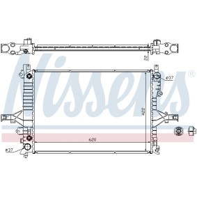 Kühler, Motorkühlung 65552A von NISSENS günstig für 97,64 € online kaufen