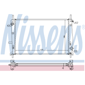 Kühler, Motorkühlung 69251 von NISSENS günstig für 65,03 € online kaufen