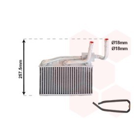 Achetez des Radiateur de chauffage VAN WEZEL 06006600 à prix pour 104,82 €
