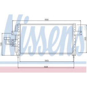 Klimakondensator 94349 von NISSENS günstig für 68,61 € online kaufen