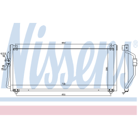 Compre Condensador, ar condicionado da NISSENS 94441 a um preço baixo por 117,08 €