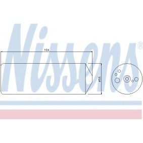 Klimatrockner für HONDA von NISSENS