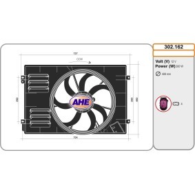 Kühlerlüfter 302.162 von AHE günstig für 246,11 € online kaufen