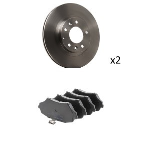Comprar Kit de discos de freno y pastillas de RIDEX 3405B2857 a bajo precio de 99,23 €