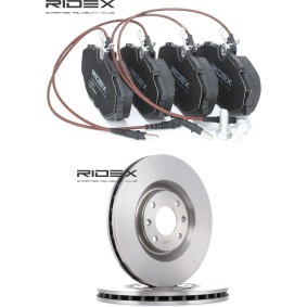 Bremsscheiben und -beläge für PEUGEOT von RIDEX