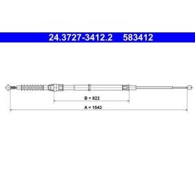 Achetez des Câble de frein à main de chez ATE en ligne pour Octavia III Combi (5E5) à prix modérés