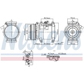 Klimakompressor 891011 von NISSENS günstig für 273,91 € online kaufen