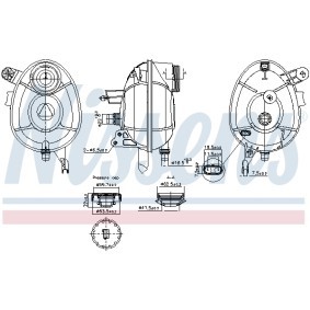 Ausgleichsbehälter 996201 von NISSENS günstig für 45,85 € online kaufen