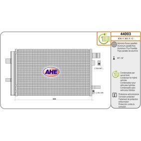 Klimakondensator für SUBARU von AHE