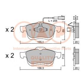 Acquista Kit pastiglie freni da IAP QUALITY PARTS 704-08051P a buon mercato per soli 115,50 €