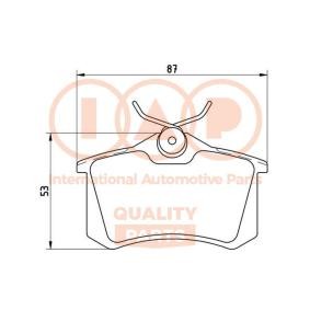 Bremsbeläge 704-50043 von IAP QUALITY PARTS günstig für 79,02 € online kaufen