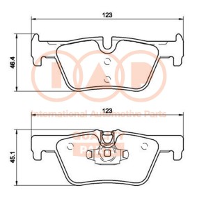 Bremsbeläge 704-51032P von IAP QUALITY PARTS günstig für 114,63 € online kaufen