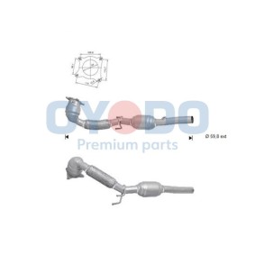 Katalysator 10N0147-OYO von Oyodo günstig für 462,56 € online kaufen