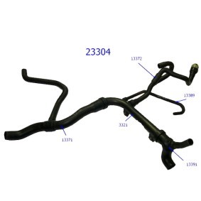 Kühlerschlauch für OPEL von HORTUM