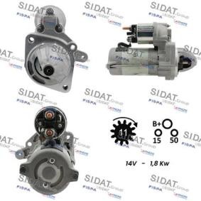 Anlasser S12MA0112 von SIDAT günstig für 154,29 € online kaufen
