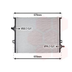 Kühler, Motorkühlung 06012734 von VAN WEZEL günstig für 162,38 € online kaufen