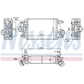 Ladeluftkühler 961303 von NISSENS günstig für 245,85 € online kaufen