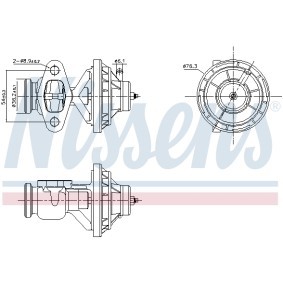 Comprar Válvula EGR de NISSENS 98342 a bajo precio de 63,67 €