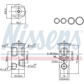 Expansionsventil, Klimaanlage 999452 von NISSENS günstig für 33,34 € online kaufen
